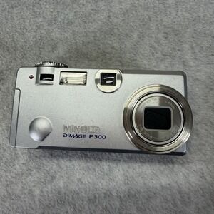 MINOLTA Dimage F-300 F300 5.0MP Digital Camera Tested Works Read